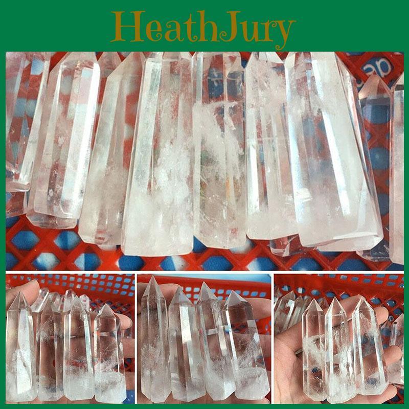Unique Natural Clear White Quartz Crystal Point Healing Wand Captivating Mineral Specimen Ornament For Crystal Collectors