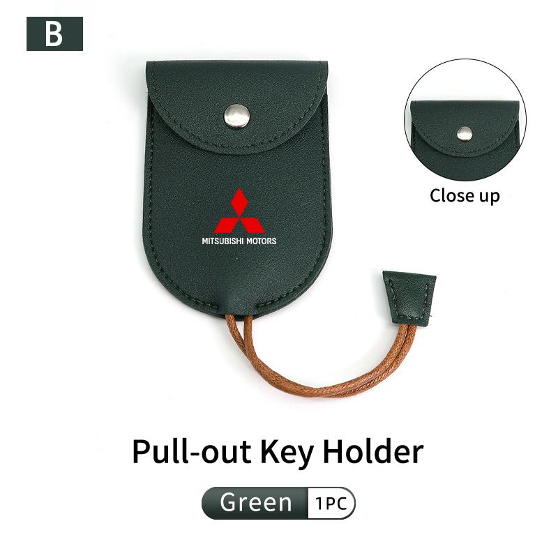 Car Key Bag Storage Tidying Creative Fashion Keychain Storage Accessories For Mitsubishi Outlander Lancer L200 ASX Pajero