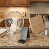 Rustproof Pot Lid Holder Stable Pot Lid Stand Multi-functional Kitchen Utensil Rest  Pantry