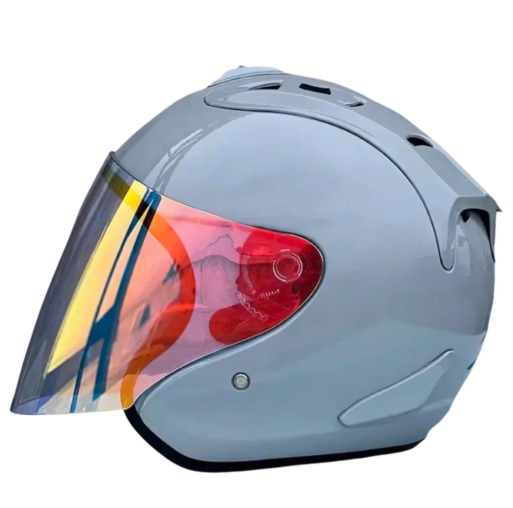 SZ Ram 3/4 Open Face Helmet Approved Racing Safety Hat Summer Season Safety Single Len Motorcycle Helmet Women Men ECE Capacete