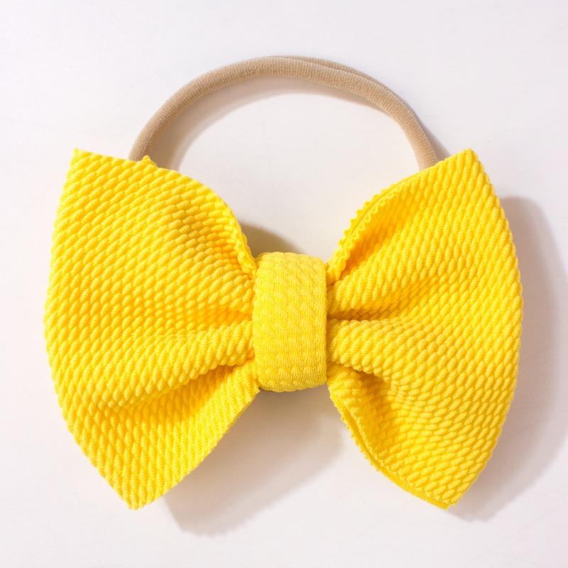 New versatile nylon baby headband, cute bow children's headscarf, thin breathable baby hair accessories