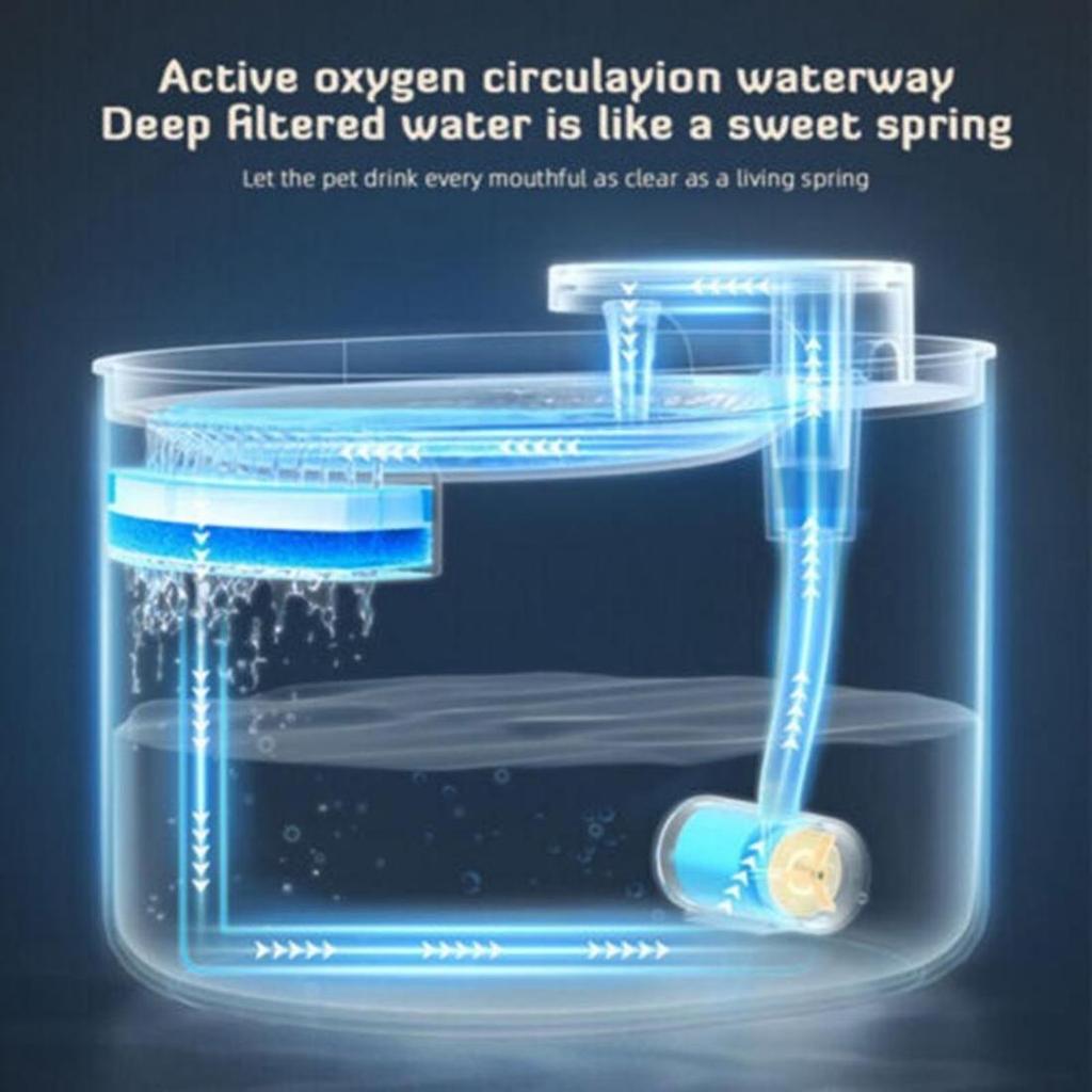 3L Wasserspender mit großer Kapazität, vollautomatischer Wasserspender für Haustiere, geräuschloser, verbesserter Batteriezellen-Haustier-Katzen- und Hunde-Intelligenter Wasserspender