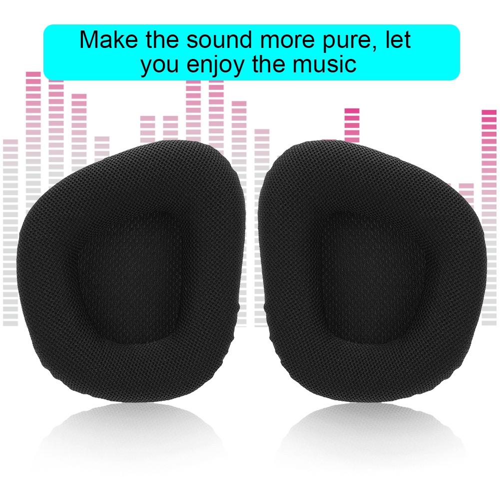2pcs Replacement Ear Pad Cushion Cover Earpad Fit for Corsair VOID PRO Black (FYZ 183)