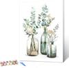 Verf-op-Nummer Kit voor Volwassenen Beginner & Kinderen Leeftijden 8-12 met Houten Frame Eenvoudig Acryl op Canvas met Verf en Kwasten