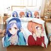 Imprimare 3D Anime Nu Învățăm Niciodată: Set Lenjerie de Pat Bokuben Single Twin Full Queen King Size Set de Pat pentru Dormitor Adulți Copii Seturi Huse de Plapumă