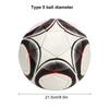Soccer Ball for Teenagers Adults PVC Double Layer Explosion Proof Teaching Training Soccer Ball for Indoor Outdoor Red Type 5