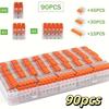 90 PCS 2/3/5 Port Wire Connector Assortment Pack Electrical Lever Wire Connectors  Electrical Wires