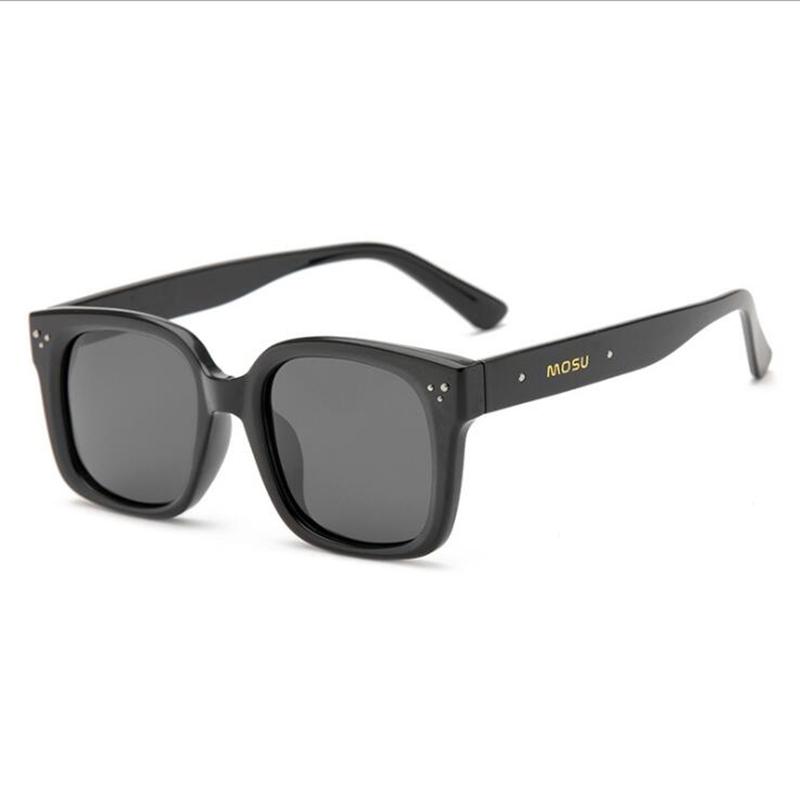 

Vintage Rivets Square Women/Men Sunglasses Brand Designer Glasses Gray Lens Prescription 0 -0.5 -0.75 To -6.0 0