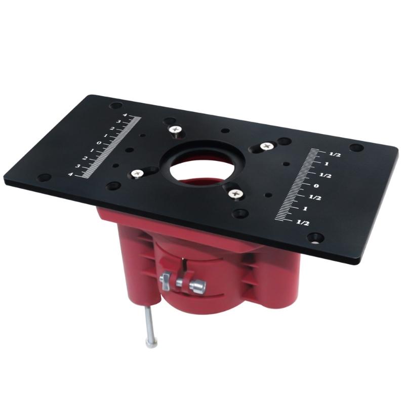 Woodworking Base Router Lift Kit for Secure Clamping No Shaking During Operation Improve Your Woodworking Experience