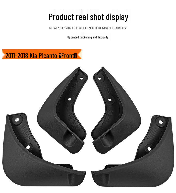 Kia Picanto 2011-2018 Soft Tire Mud Flap