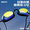 Anti-Fog Waterproof Racing Swim Goggles HD Clear Lenses Unisex Adjustable Strap Pool Swimming Eyewear