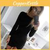 Elegant Women Slim Long Sleeve Mini Dress Bodycon Cocktail Dress Evening Party