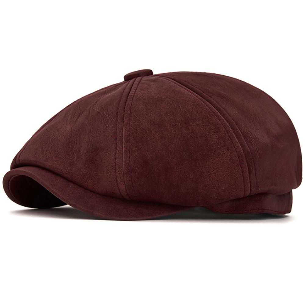 HT4969 Beret New High Quality Autumn Winter Hats for Men Women Artist Painter Beret Hat Male Female Flat Cap Octagonal Beret Cap