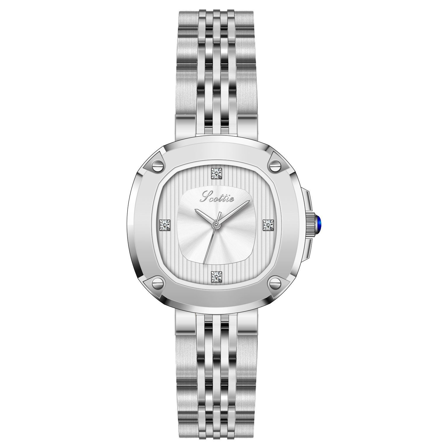 Ladies Watch Retro Small Square Watch Temperament Ladies Watch 9733