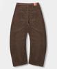 Dimiteulibeullaeg Essential Fade Wash Curved Pants_Corduroy Brown