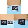 Digital Lcd Alarm Clock With Temperature Calendar For Students And Home Use