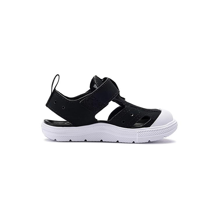 Converse Chuck Taylor Utility Sandal EasyOn TD Black White Baby Sneakers A12156C