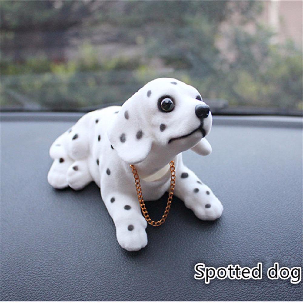Car Style Cute Dog Doll Shaking Head Nodding Dog For Car Bedroom Decor Ornament