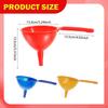 Kitchen Funnel Gadget Cooking Tool Transfer Wide Mouth for Bar Water Sauce Transporting