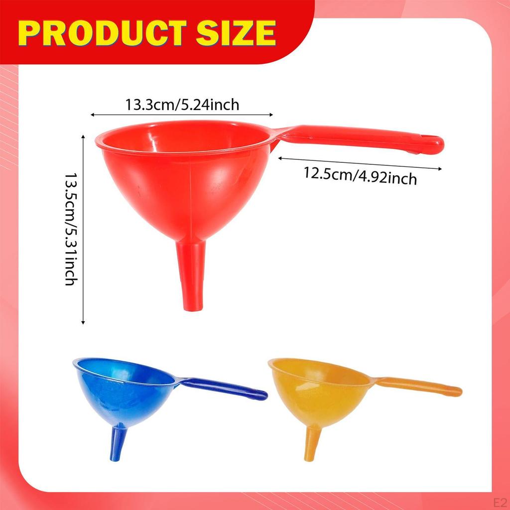 Kitchen Funnel Gadget Cooking Tool Transfer Wide Mouth for Bar Water Sauce Transporting
