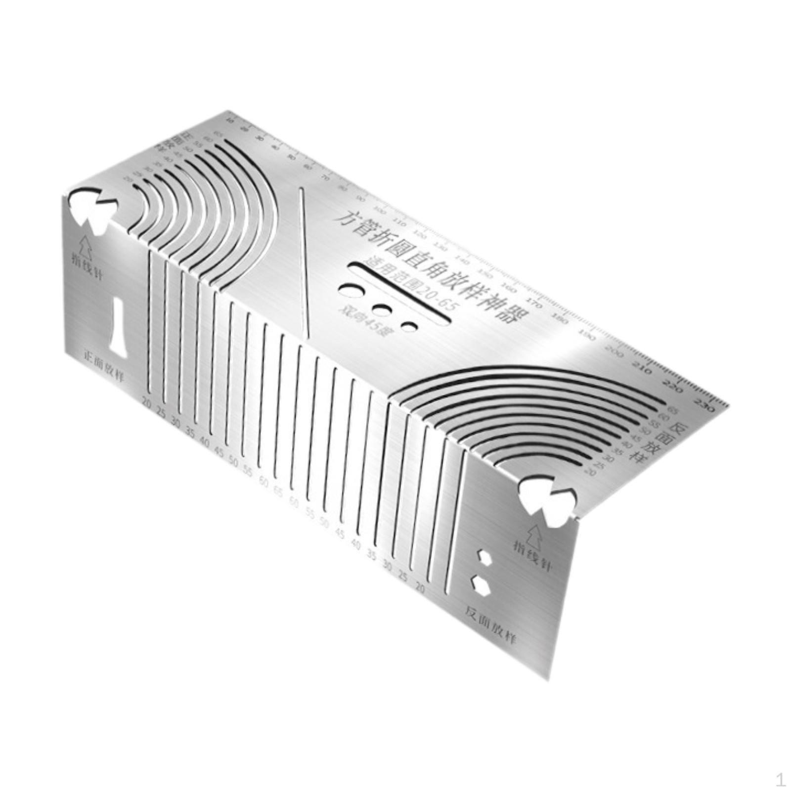 

Разметочный инструмент Металлическая линейка Угольник Трубогиб Измерительный Чертилка Линейный для строительства