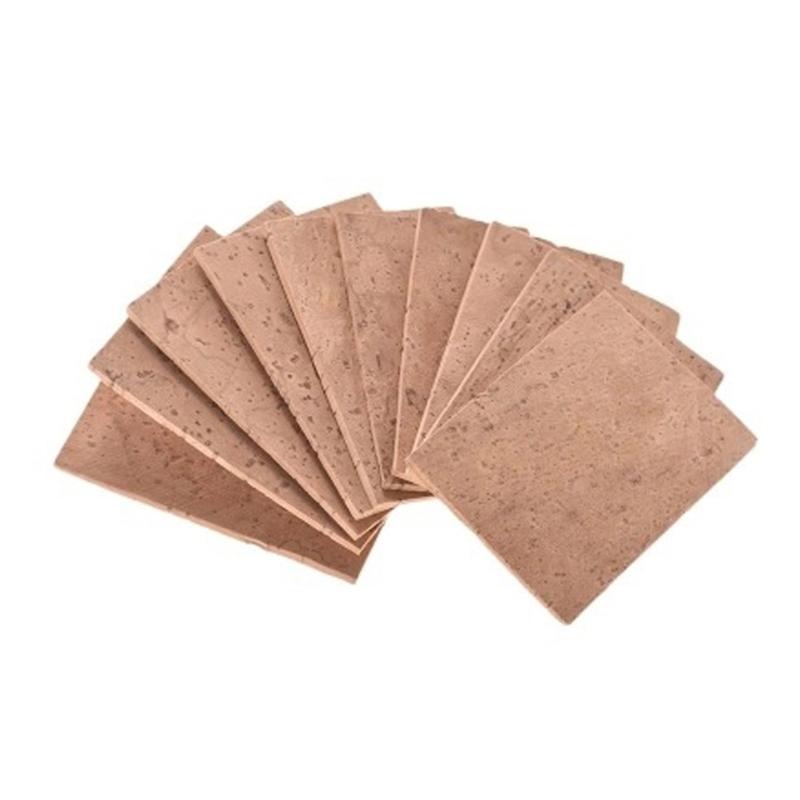 5Pieces Natural Cork Woodwind Accessories Joint Corks Sheets for Various Saxophone with Excellent Sealing and Durability