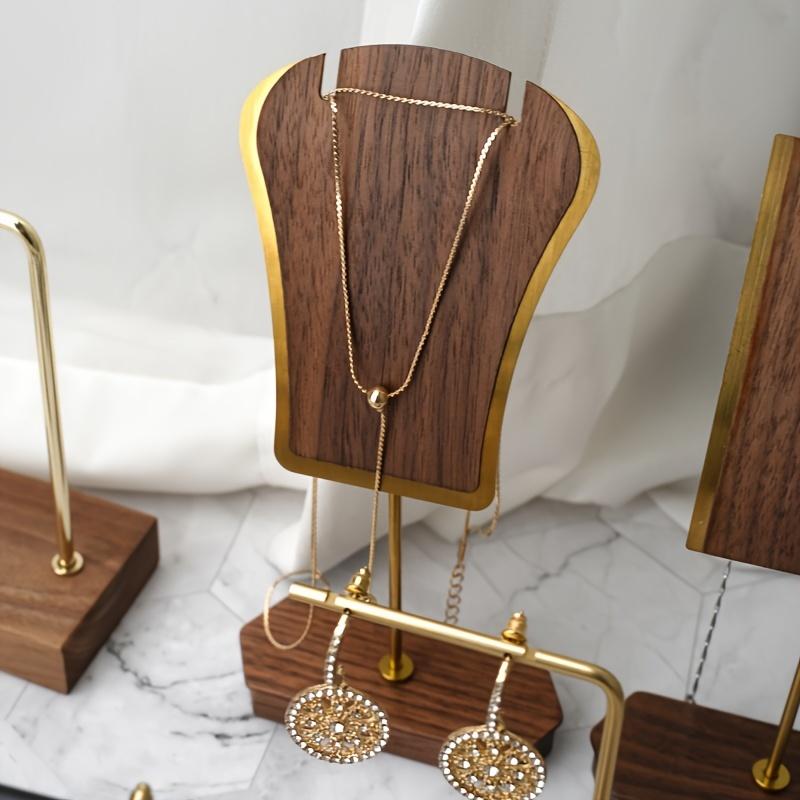 1PC Necklace Stand Luxury Selling Metal Rack Store Scene Decoration Jewelry Display Stand Jewelry Display Prop 6 Styles