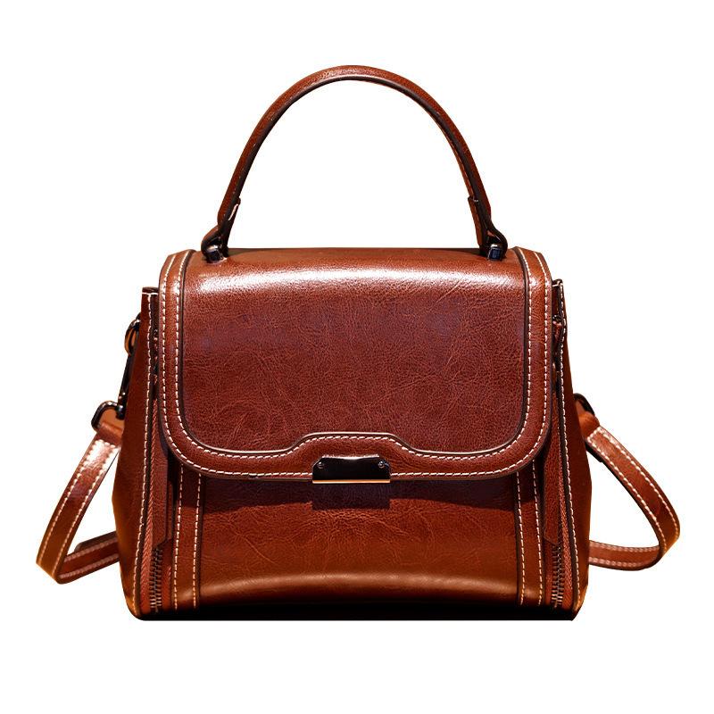Spring and Summer Crossbody Bags for Women, Niche Design Bags for Women, Leather Single-shoulder Handbags