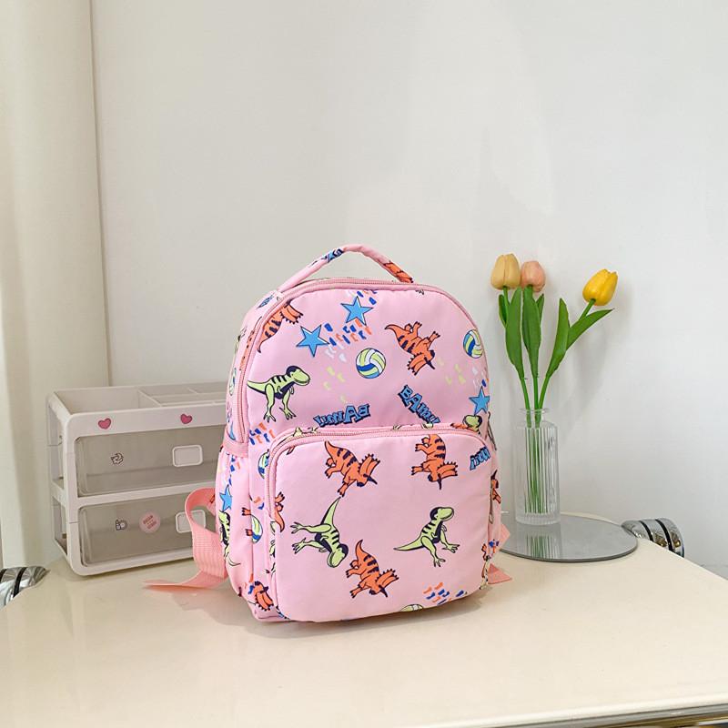 Милый и забавный рюкзак для детского сада, прочный, дышащий, из нейлона розовый