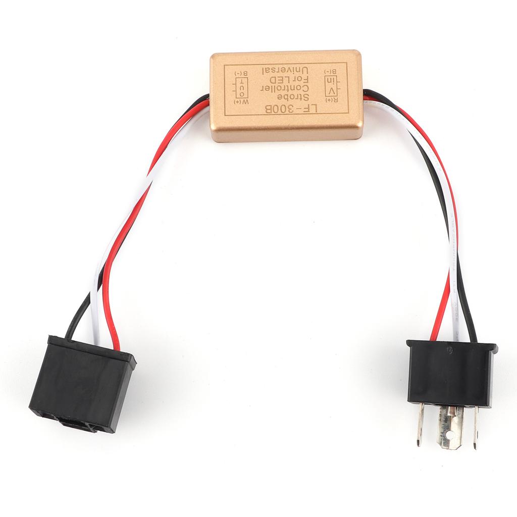 LF?300B Strobe Flash Module H4 Socket Burst Flash Mode for LED Headlight Foglight