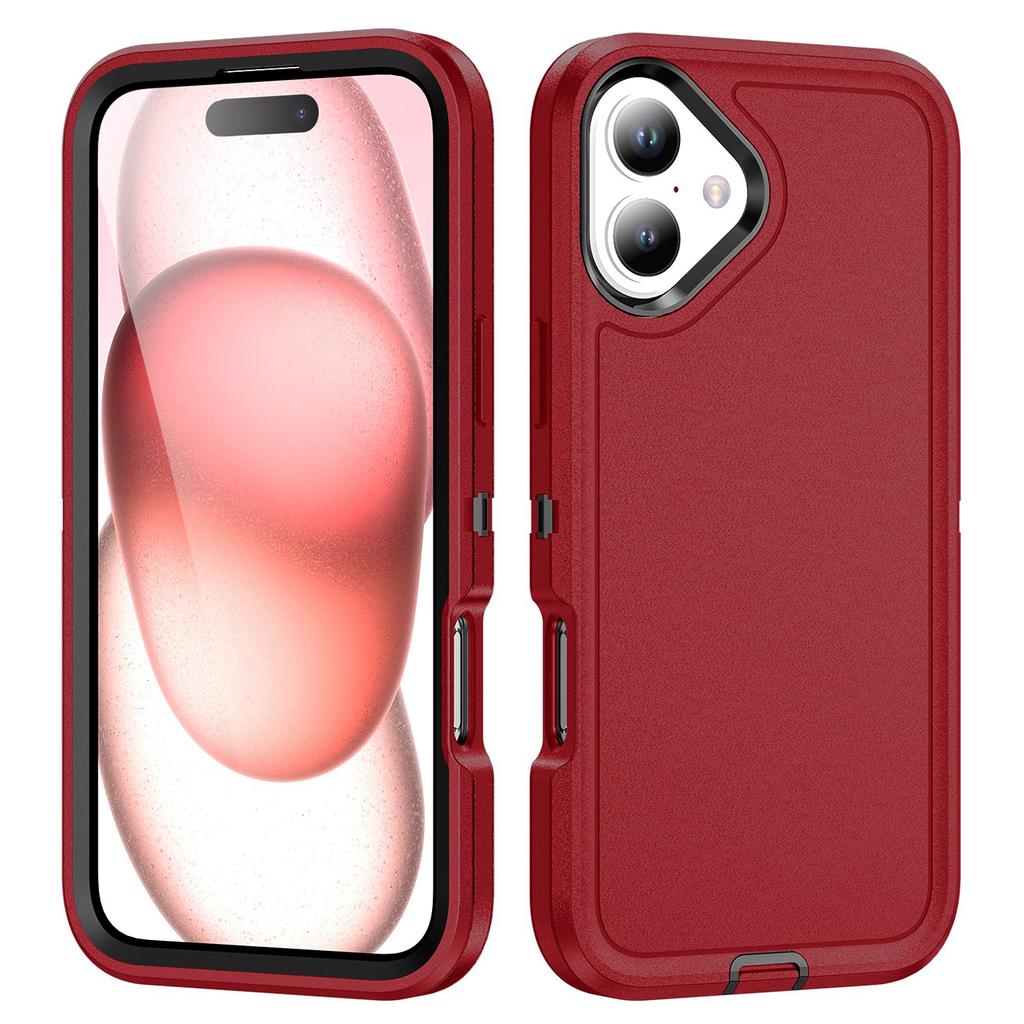 Etui na iPhone 16 PC+Silikon+EVA Ochrona klasy wojskowej Pokrowiec na telefon