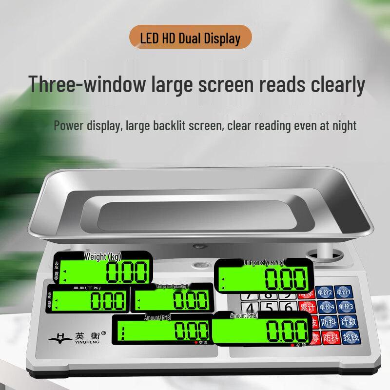 Yingheng Commercial Digital Pricing Scale 30kg