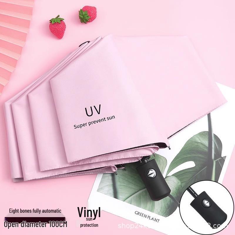 Parasol Pliant Coupe-vent avec Protection UV: Parapluie Anti-Ultraviolets pour une Utilisation par Tous Temps