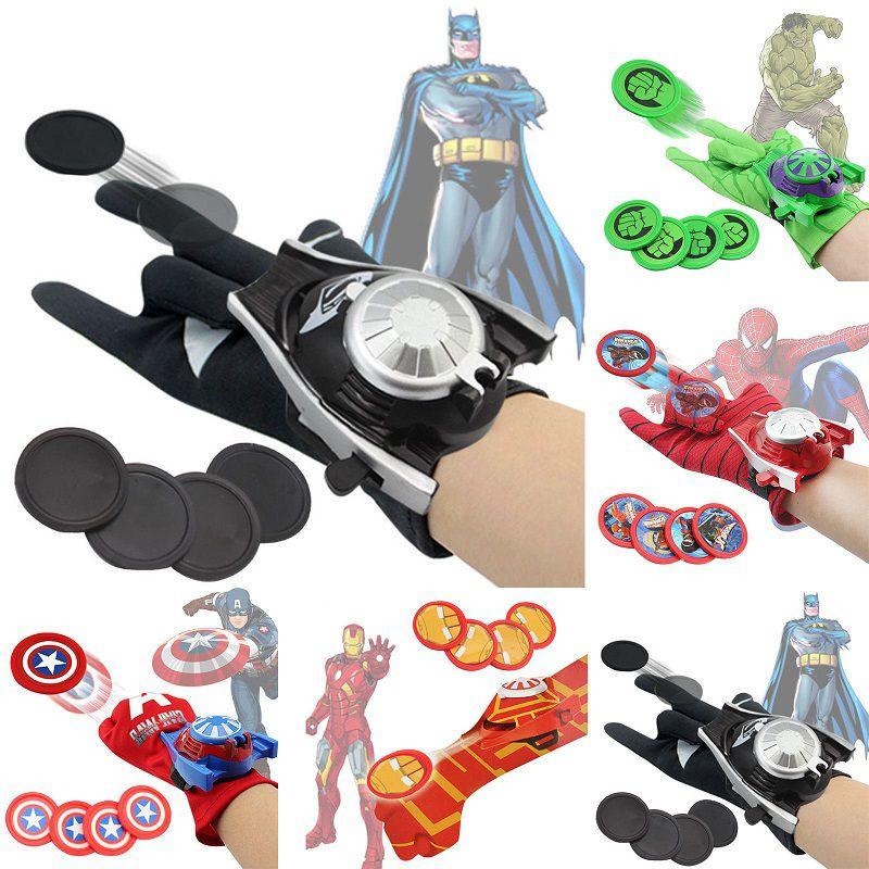 Premium Quality Children Superhero Launchers Gloves For Batman Spider-man Cosplay Fun