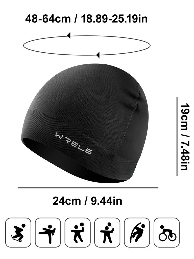 1 Pc Men'S And Women'S Running Sports Cap - Soft Elastic Fitness Hiking Bike Windproof Sweat Absorption Cap