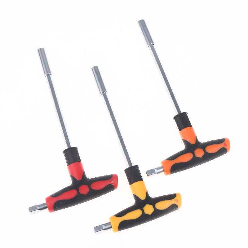 T-Shaped Cross Multi Purpose T-Shaped Cross Handle Adapter Socket Hexagonal Plum Head Screwdriver Set