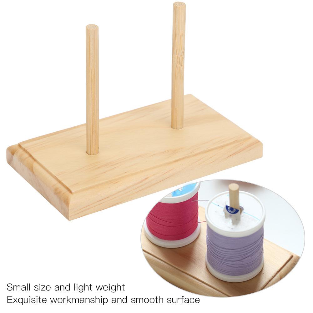 Embroidery Stitching Thread Holder Thread Spool Bobbin Rack Organizer with 2 Shaft