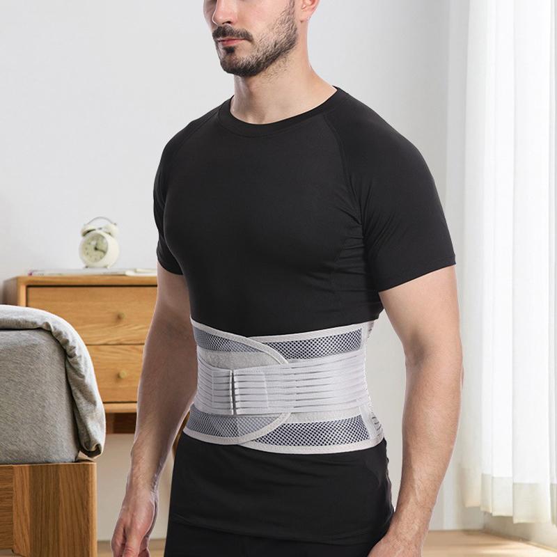 1Pcs Back Braces For Lower Back Pain Relief With 4 Stays, Breathable Back Support Belt For Work , Anti-Skid Lumbar Support Belt