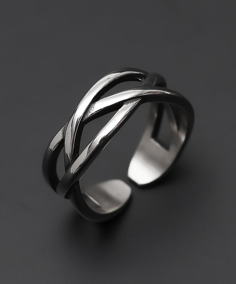 Blancier Modern Bl267R1274 Open Ring Wave Women'S Ring