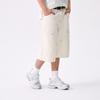 New MLB MONOGRAM Collection New York Yankees SS25 Denim Shorts Men's White 3LDPM0253-50CRD