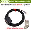 Red LED sensor photoelectric switch CX-441 CX-421 CX-481NPN PNP Diffusion Type Proximity Switch With Reflective Plate