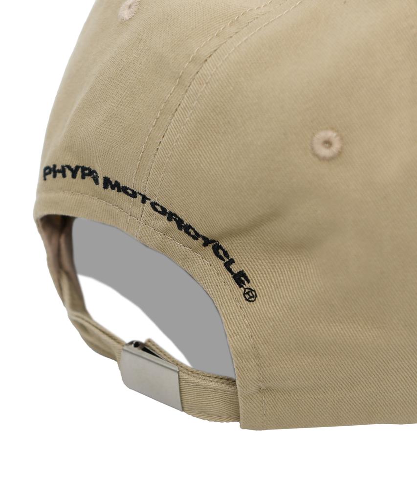 PHYPS MOTORCYCLE Honda Wing Logo Basic Cap Beige