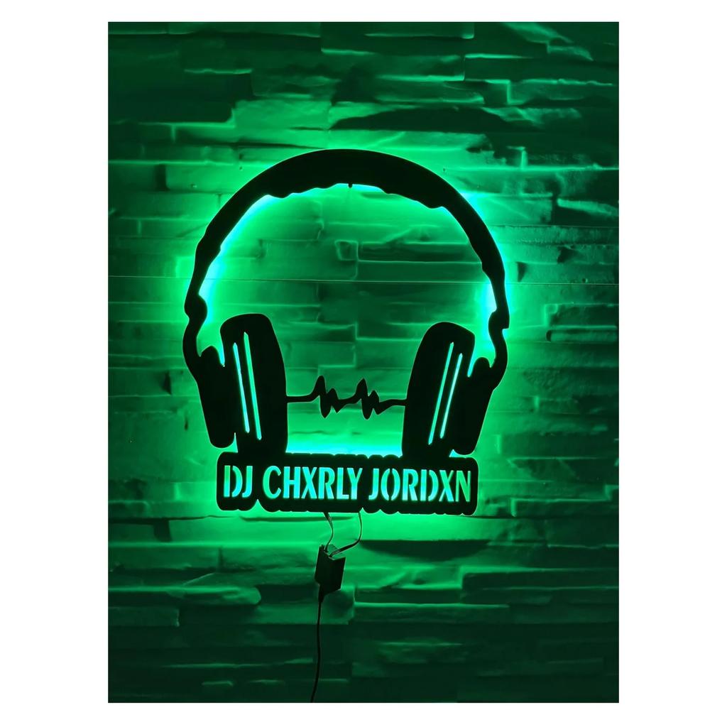 Metal Tin Signs Lighting DJ Wall Decoration Plaque Vintage Art Poster Iron Painting for Man Cave Home Cafe Game Room Club Bar