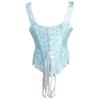 Push Up Corset Vest Top Women Body Shaper Tops Jacquard Bustier Waist Cincher Shapewear Top for Girls