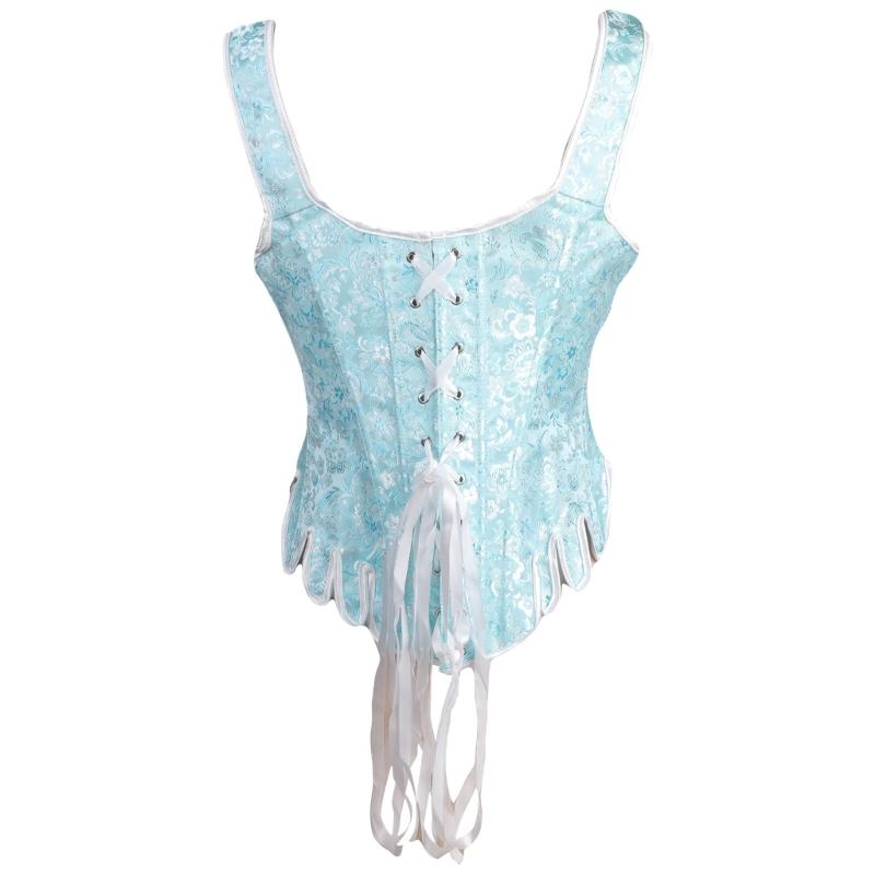 Push Up Corset Vest Top Women Body Shaper Tops Jacquard Bustier Waist Cincher Shapewear Top for Girls