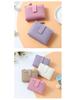 Women's High-End Short Bi-Fold Polyester Wallet with Zipper