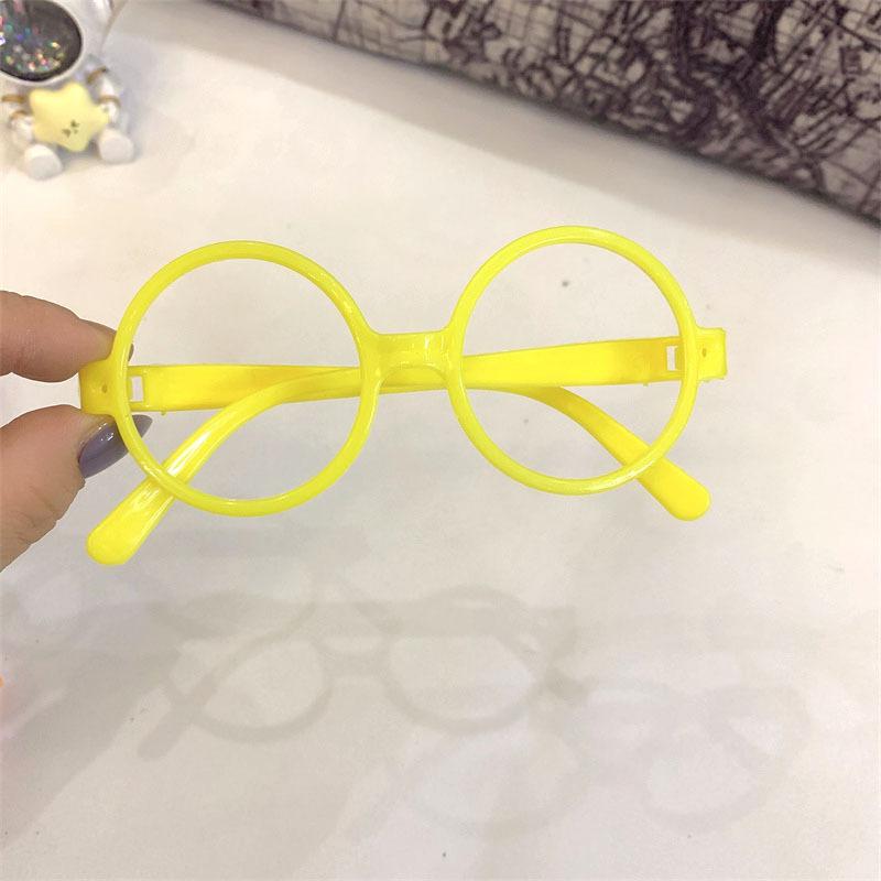 Montatura per Occhiali da Bambino Senza Lenti Montature Leggere per Bambini per Ragazzo Ragazza Coreana PP Rotonda Montatura per Occhiali Decorativa