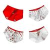 4Pcs/Set Cotton Women's Panties Breathable Underwear Cartoon Cute Girls Briefs Low-Rise
