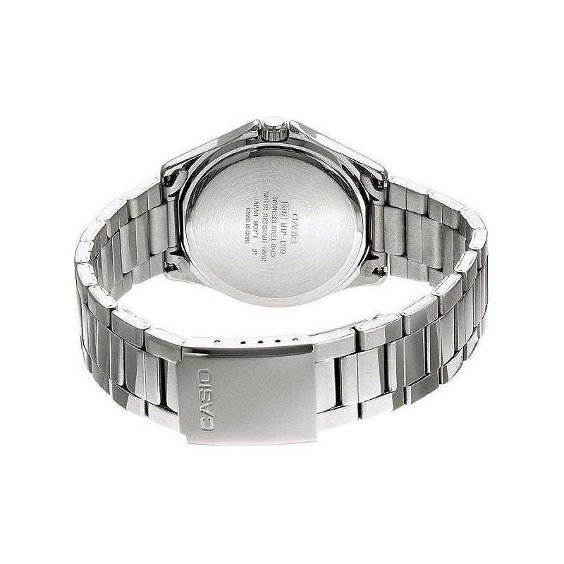 Casio STANDARD Series Simple Fashion Business Casual Classic Pointer Date Week Display Waterproof Stainless Steel Strap Quartz Movement MTP-1370D-1A2