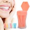 200pcs Double Head Toothpick Household Cleaning Tartar Removal Toothpick